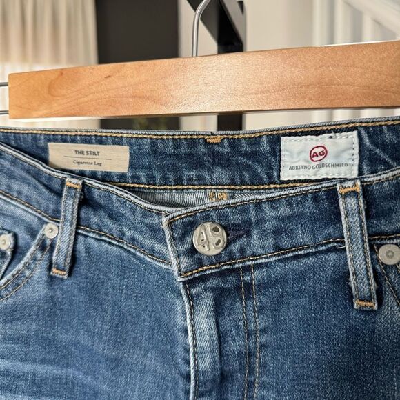 Adriano Goldschmied AG Stilt Cigarette Jean 31R Distressed - Picture 11 of 14